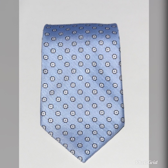 Jos. A. Bank Blue & Silver Tie - Picture 1 of 8